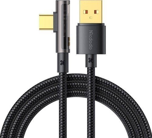 Cablu USB Mcdodo Mcdodo Prism CA-3381 USB-A/USB-C 6A, 1,8 m (negru)