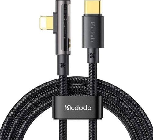 Cablu USB Mcdodo Mcdodo Prism CA-3391 Cablu USB-C/Lightning 1,8 m (negru)