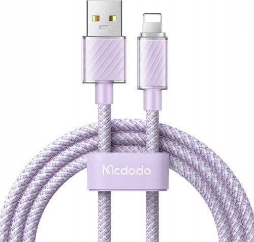 Kabel USB Mcdodo Kabel USB-A do Lightning Mcdodo CA-3645, 2m (fioletowy)