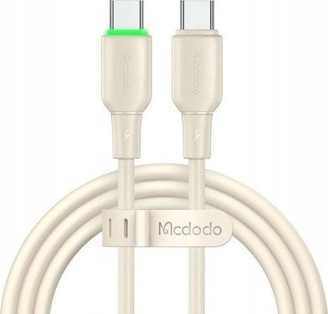 Kabel USB Mcdodo Kabel USB-C do USB-C Mcdodo CA-4770 65W 1.2m (beżowy)