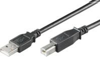 USB MicroConnect USB-A - cablu USB-B 0,5 m negru (USBAB05B)