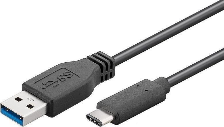 USB MicroConnect USB-A - Cablu USB-C 1 m Negru (USB3.2CA1)