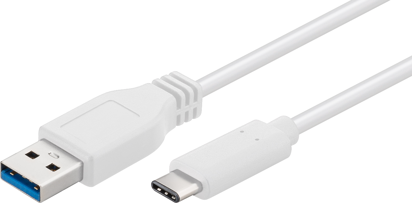 USB MicroConnect USB-A - cablu USB-C 2 m alb (USB3.1CA2W)