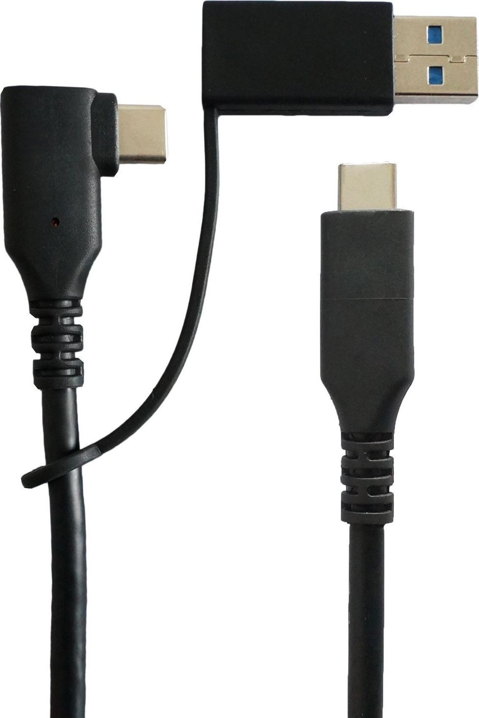 USB MicroConnect USB-A + USB-C - Cablu USB-C 1 m Negru (USB3.1CC1MDE)