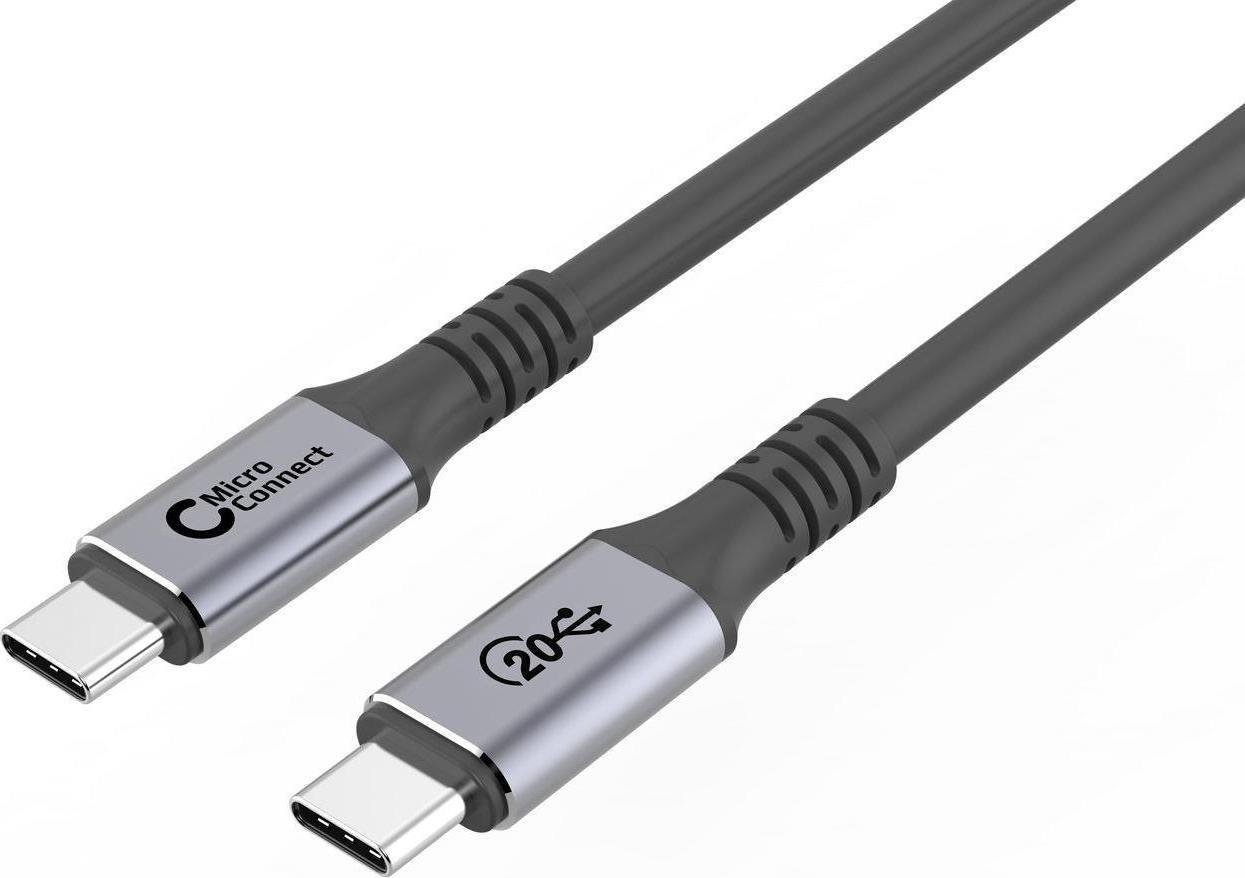 USB MicroConnect USB-C - Cablu USB-C 3 m negru-argintiu (USB3.2CC3)