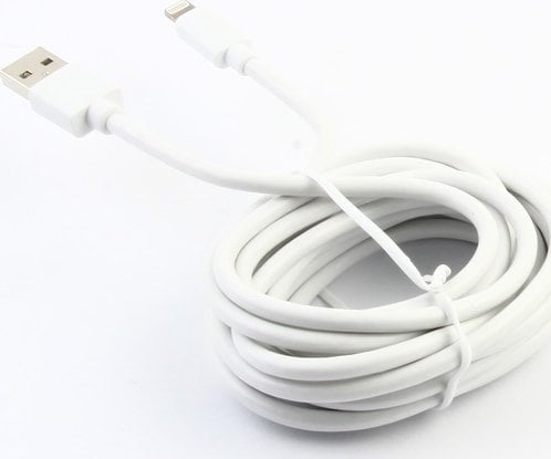Kabel USB Muvit USB-Lightning 3m Cable By Muvit White