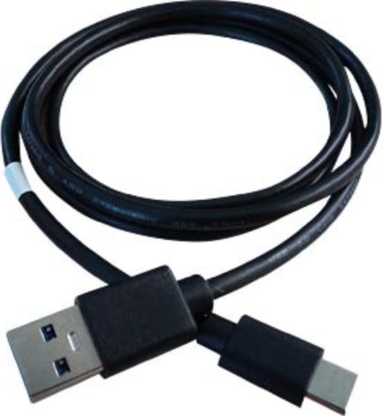 Nanoxia USB-A - USB-C cablu USB 1 m negru (AP-344350)