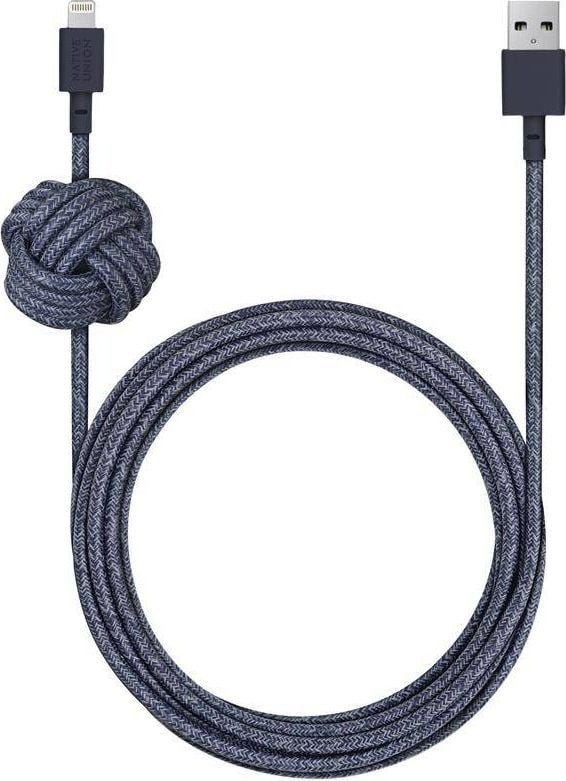 Kabel USB Native Union Kabel Native Union Night Cable Lightning z węzłem 3m (indigo)