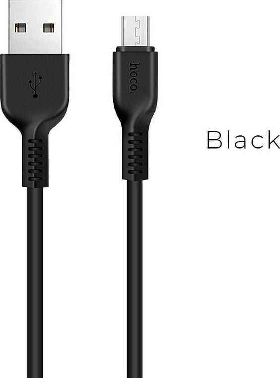 Kabel USB Partner Tele.com HOCO kabel USB do iPhone Lightning 8-pin X13 EASY czarny 1 metr
