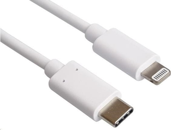 PremiumCord Lightning - Cablu USB-C USB 1 m alb (kipod53)