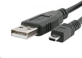 PremiumCord USB-A - cablu miniUSB 2 m negru (ku2m2d)