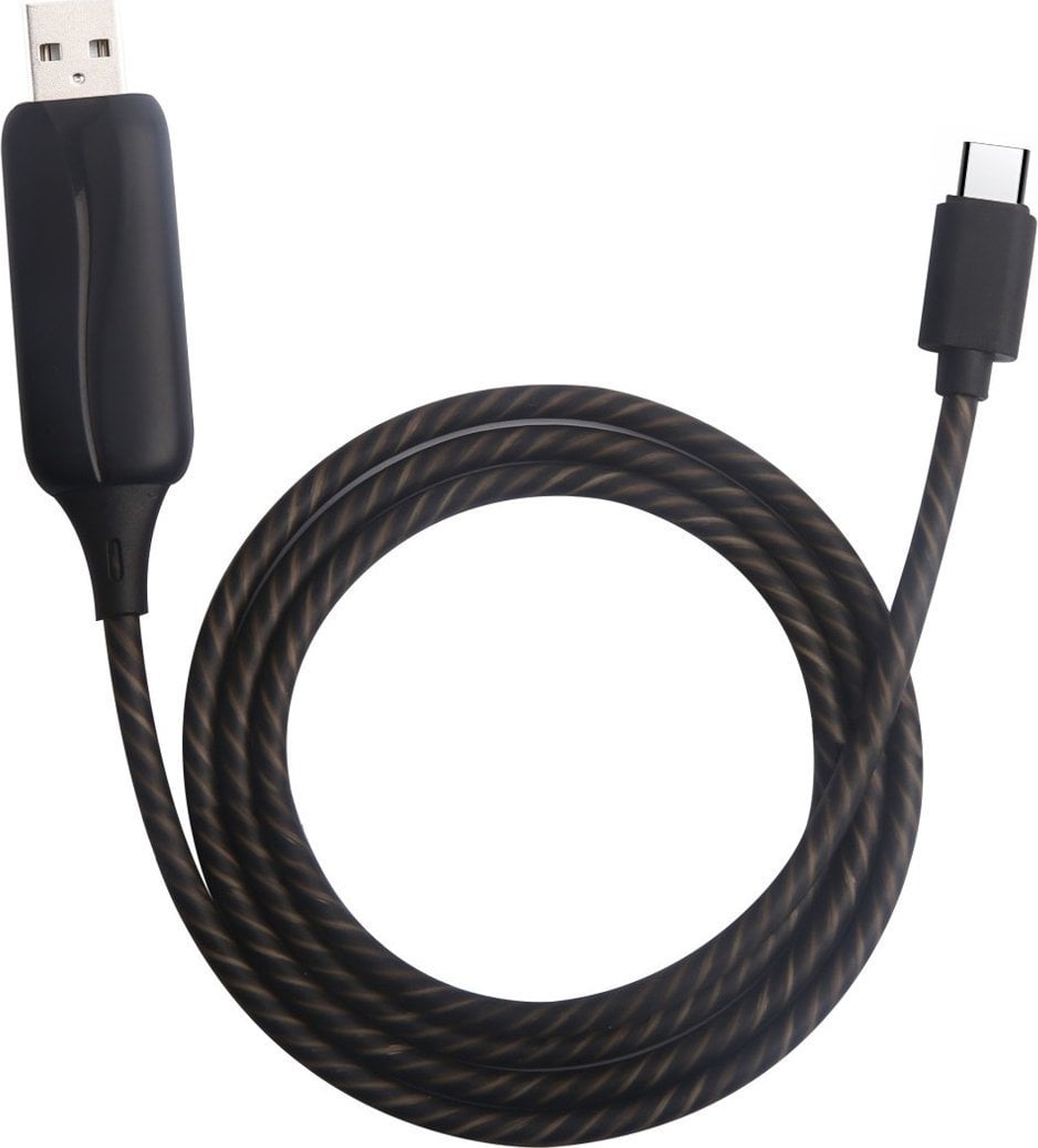 Cablu USB Q-BIT USB-A - microUSB 0,9 m Negru (231043)