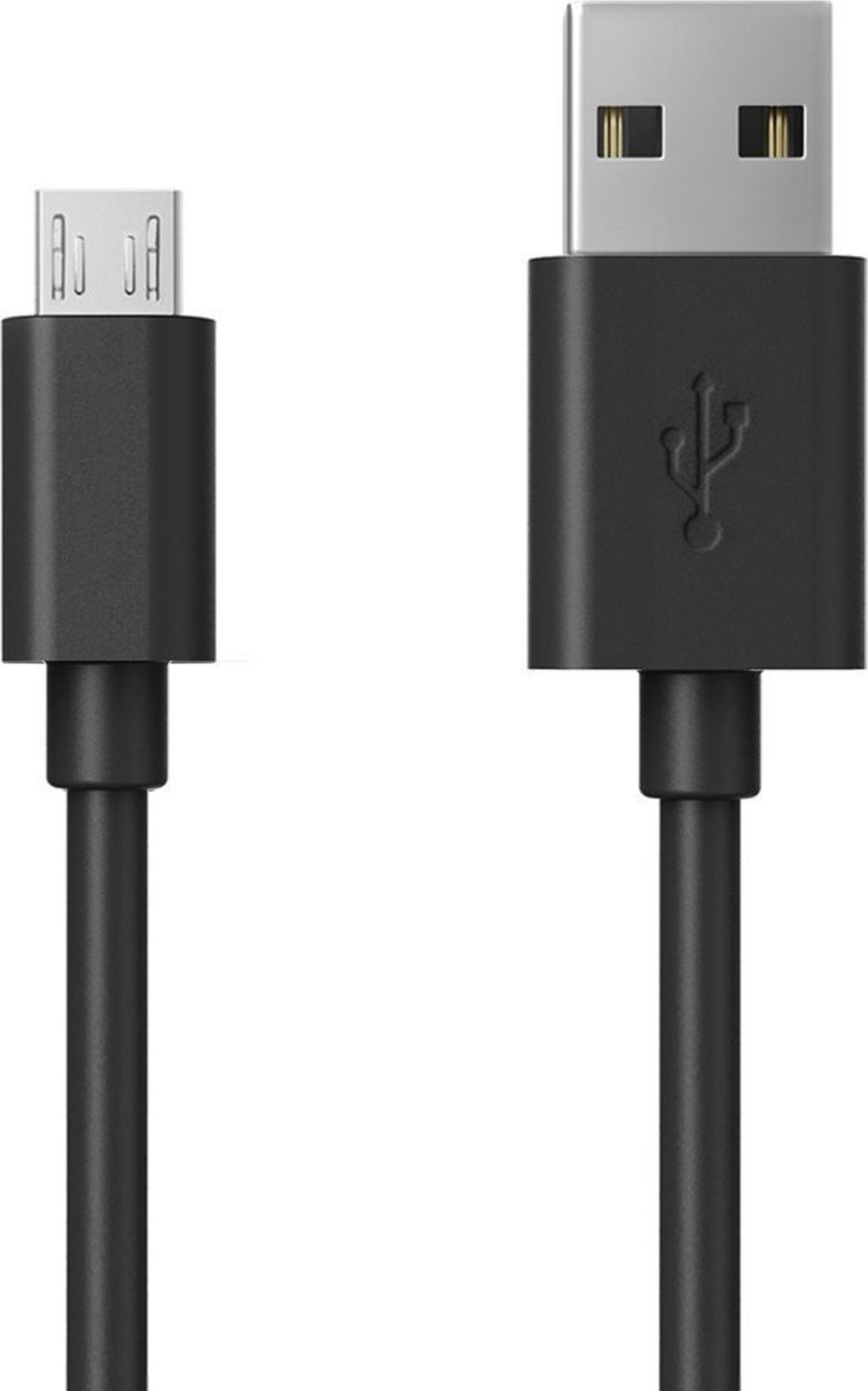 Realpower Lade / Datenkabel Micro USB 0.6m schwarz