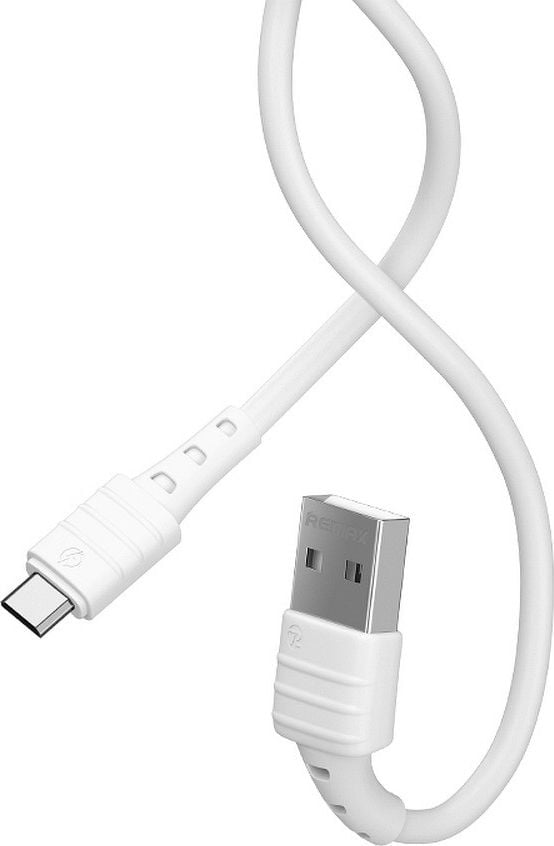 Remax USB-A - cablu microUSB 1 m Alb (6954851237594)