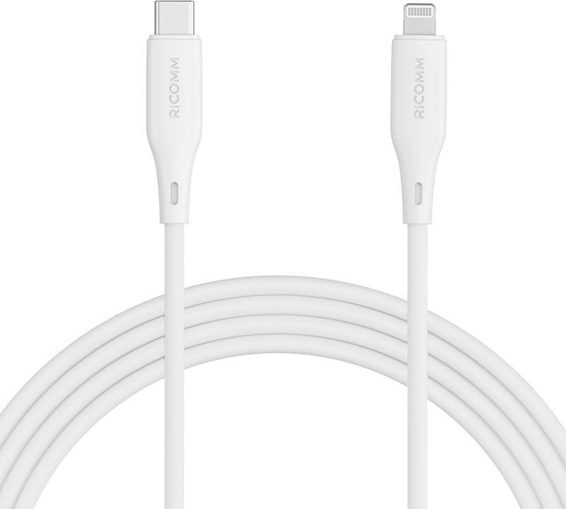 Kabel USB Ricomm Kabel USB-C do Lightning Ricomm RLS007CLW 2.1m