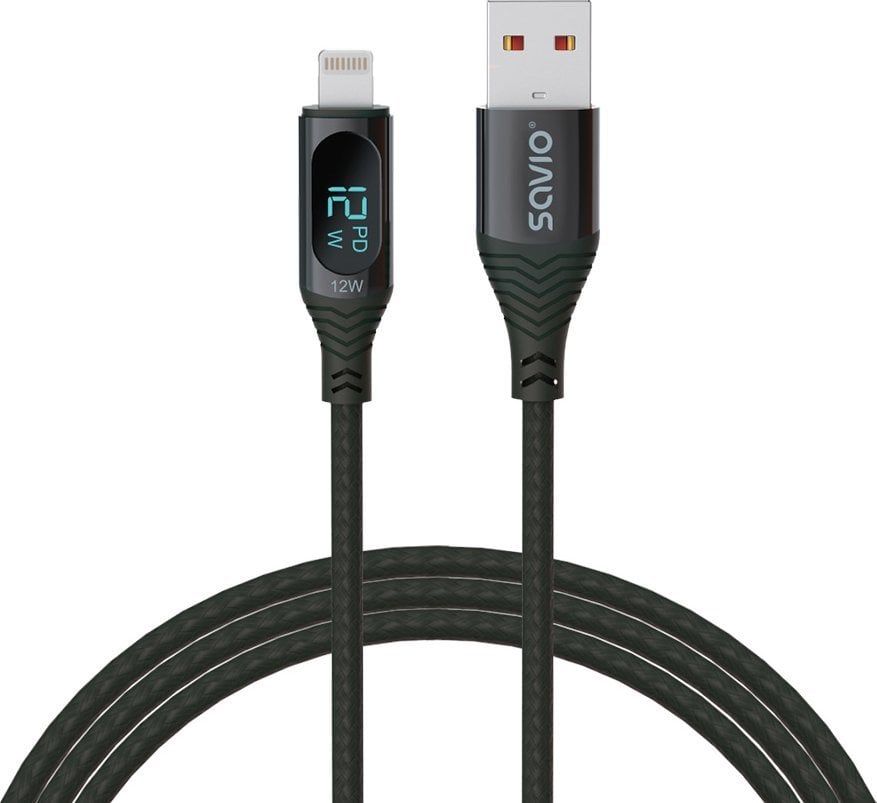 Savio USB-A - Cablu USB Lightning 1 m negru (SAVKABELCL-173)
