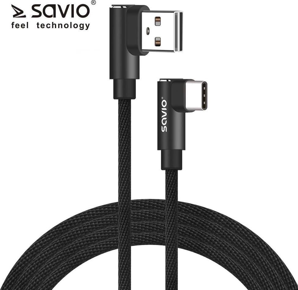 Savio USB-A - cablu USB-C USB 2 m negru (1_815992)