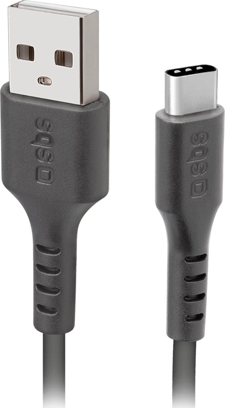 Kabel USB SBS Mobile USB-A - USB-C 2 m Czarny
