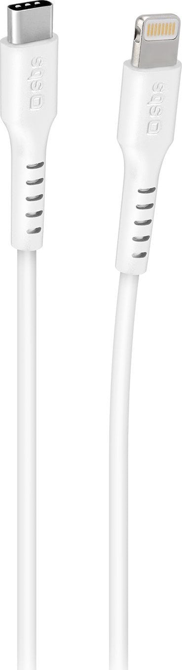 Kabel USB SBS Mobile USB-C - Lightning 3 m Biały (TECABLELIGTC3W)