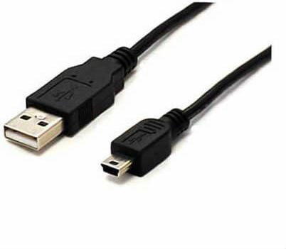 Cablu USB Sharkoon USB-A - miniUSB 1 m Negru (4044951015566)