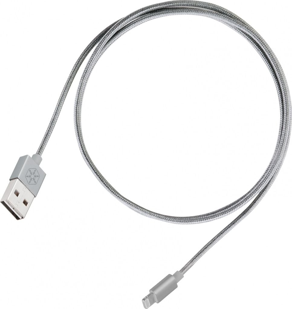 SilverStone USB-A - Cablu USB Lightning 1 m Grafit (52014)