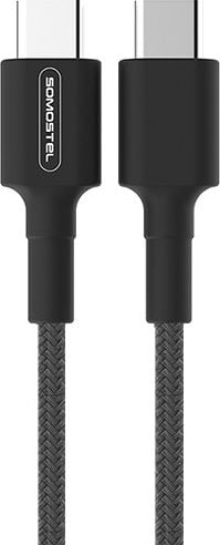 Kabel USB Somostel USB-C - USB-C 1 m Czarny (28859)