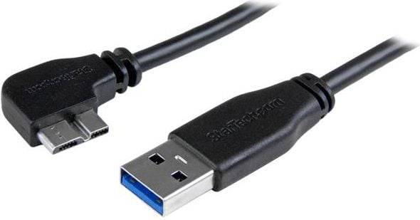 Kabel USB StarTech USB-A - micro-B 2 m Czarny (USB3AU2MLS)