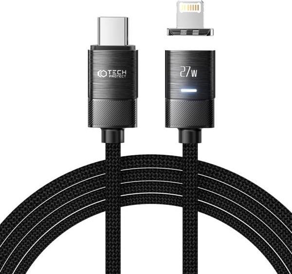 Kabel USB Tech-Protect Kabel Tech-protect Ultraboost Magnetic USB-C/Lightning PD 27W 3A 200cm Black