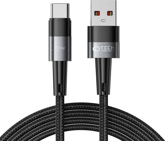 Kabel USB Tech-Protect Kabel Tech-protect Ultraboost USB-A/USB-C 66W 6A 200cm Grey