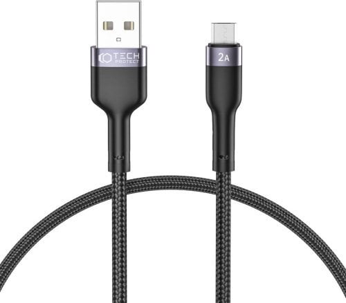 Tech-Protect USB-A - cablu microUSB 0,25 m negru (THP1600)