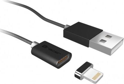 Tracer USB-A - Cablu USB Lightning 1 m negru (TRAKBK46274)