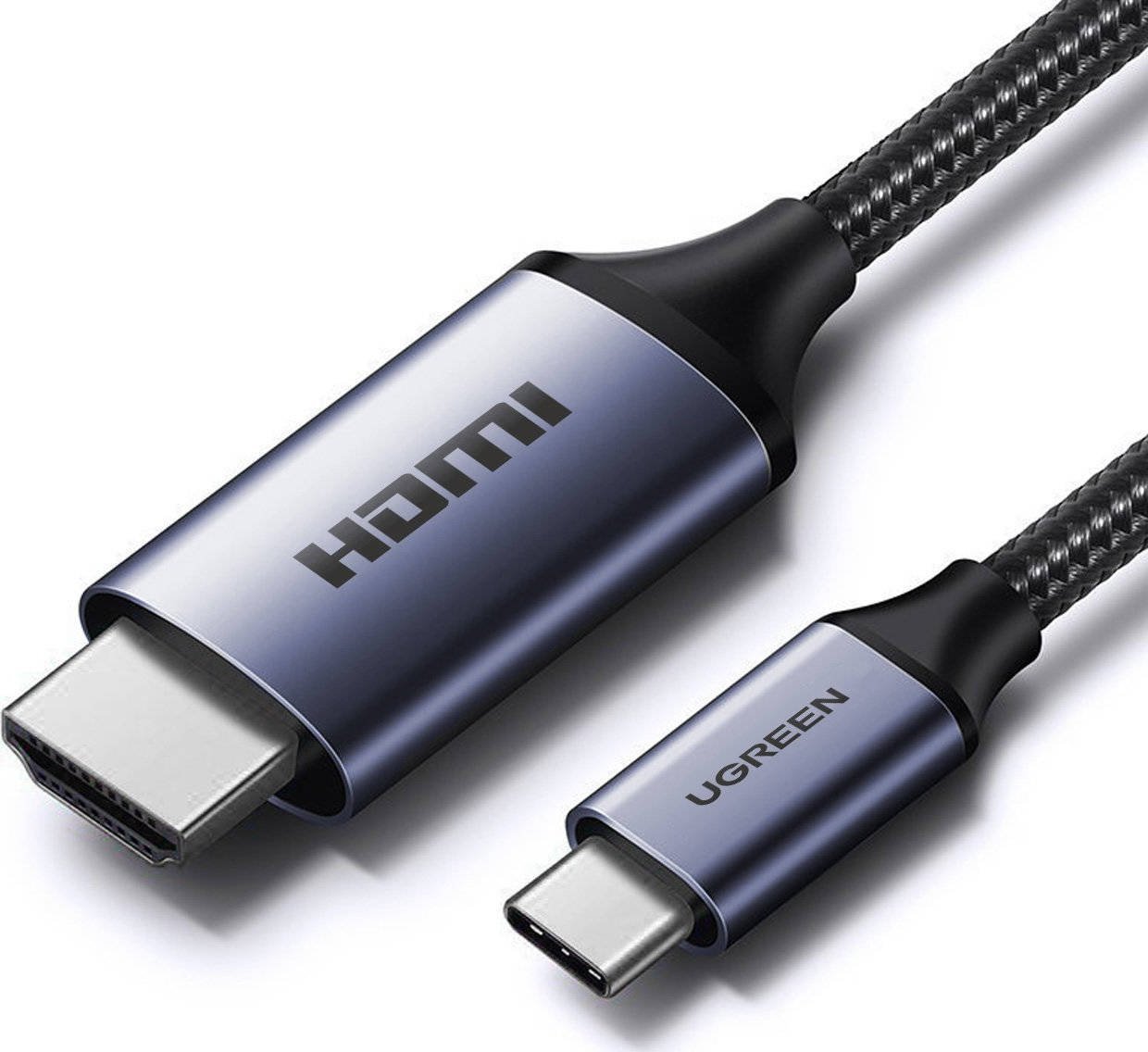 Kabel USB Ugreen Kabel UGREEN CM565 USB C/HDMI 2.1 8K 60Hz 1.5m szary