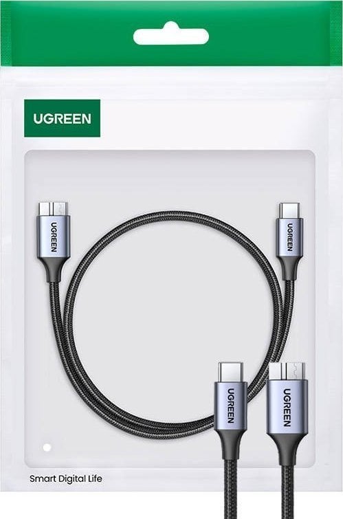 Kabel USB Ugreen Kabel USB-C do Micro USB UGREEN 15231, 0.5m (gwiezdna szarość)