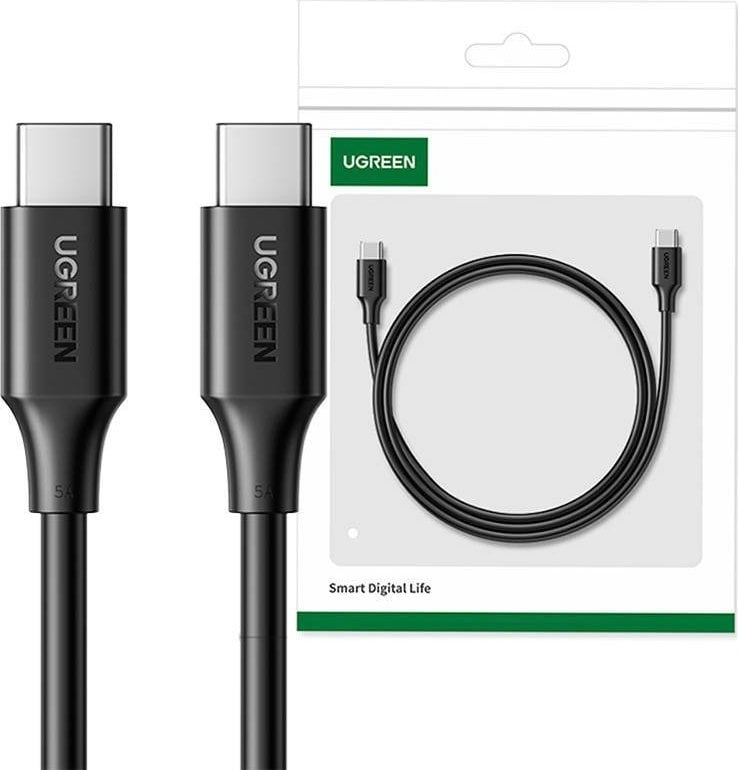 Cablu USB Ugreen Cablu USB-C la USB-C UGREEN 15177, 1,5 m (negru)
