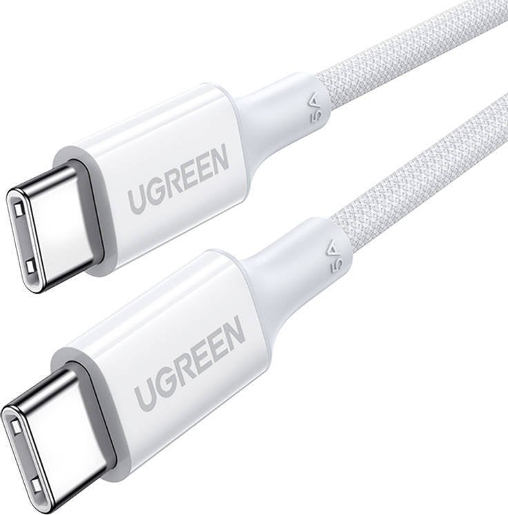 Cablu USB Ugreen Cablu USB-C la USB-C UGREEN 15268, 1,5 m (alb)