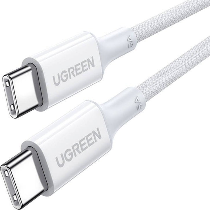 Cablu USB Ugreen Cablu USB-C la USB-C UGREEN 15269, 2m (alb)