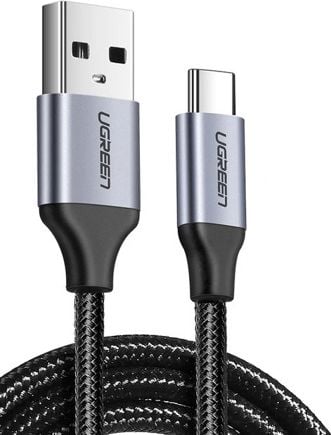 Cablu de date UGREEN QC 3.0 2.4A 1 m cablu micro USB Negru