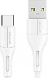 Cablu USB Usams USB-A - USB-C 1 m alb (6958444969473)