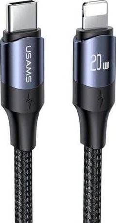Kabel USB Usams USB-C - Lightning 2 m Czarny (6958444973319)