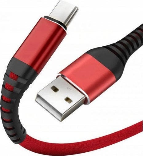 Cablu USB USB-C - USB-C 3 m roșu (28650)