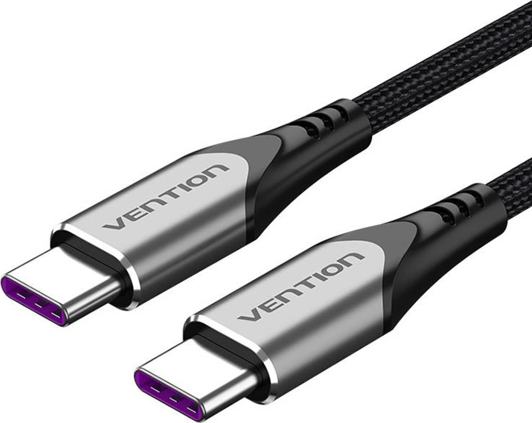 Cablu USB Vention Cablu de încărcare USB-C la USB-C Vention, TAEHF, PD 5A, 1 m (negru)