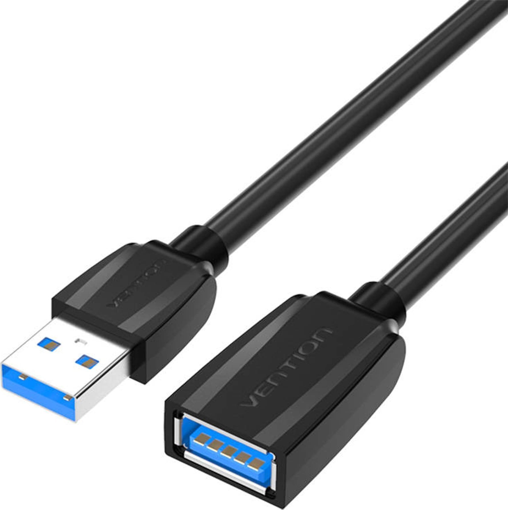 Cablu USB Vention Cablu prelungitor USB 3.O, USB mascul la USB mamă, Vention 2m (negru)