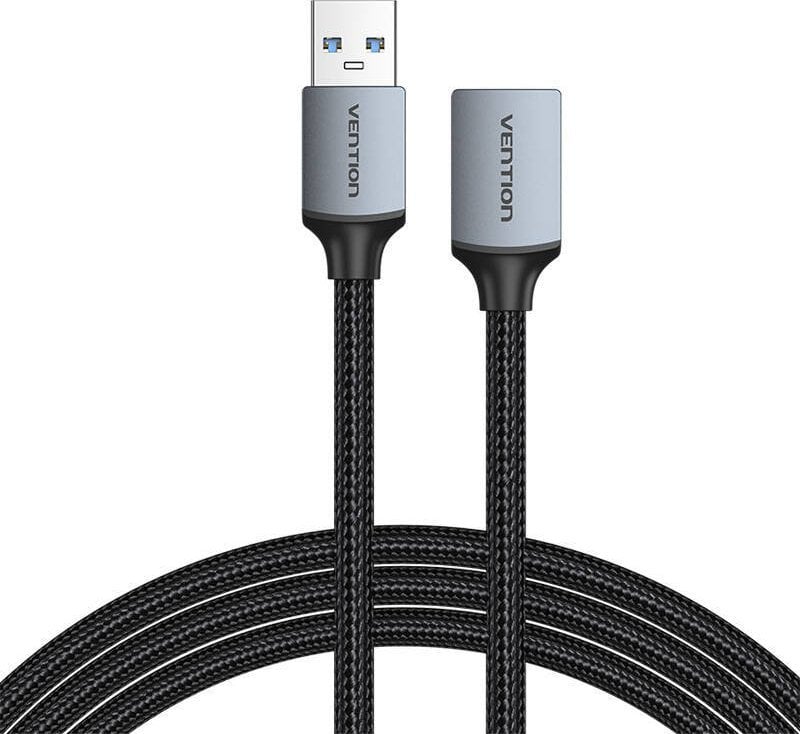 Kabel USB Vention Przedłużacz USB-A 3.0 A męski do żeński USB-A Vention CBLHF 1m