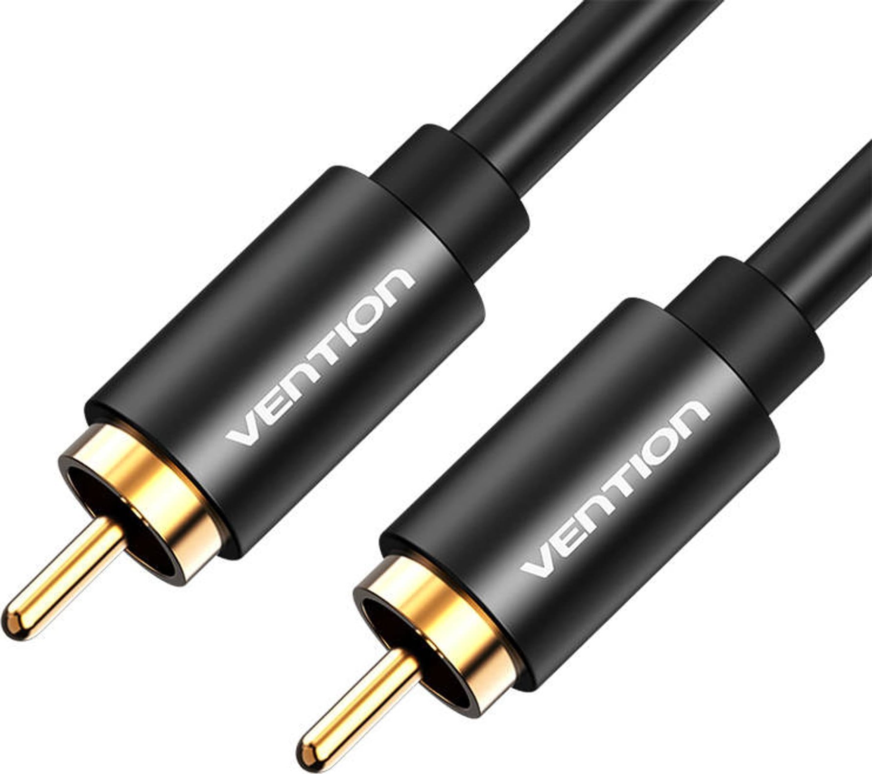 Kabel Vention Kabel RCA (Coaxial) Vention VAB-R09-B200 męsko-męski, 2m (czarny)