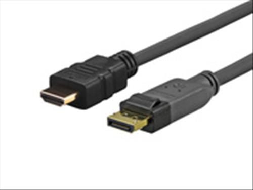 Kabel VivoLink DisplayPort - HDMI 1m czarny (PRODPHDMI1)