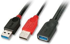 Kabel zasilający 2x USB ,3.0, 0.5m (31112)