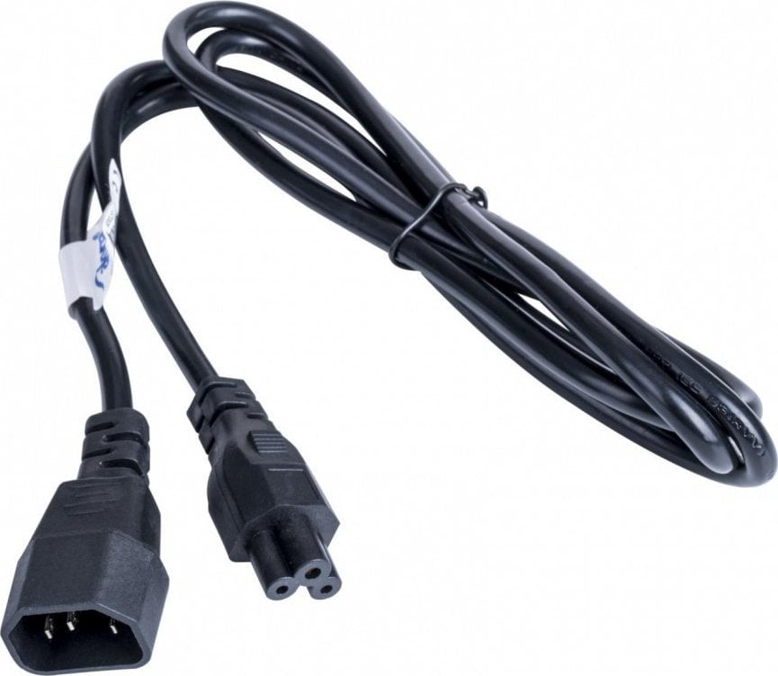 Cablu de alimentare Akyga Cablu de alimentare Akyga AK-NB-09A IEE C5 - C14 pentru notebook (frunză de trifoi) 250V/50Hz 2.5A 1.5m negru