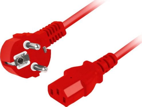 Cablu de alimentare Armac CABLE DE ALIMENTARE CEE 7/7->IEC 320 C13 1.8M RED ARMAC