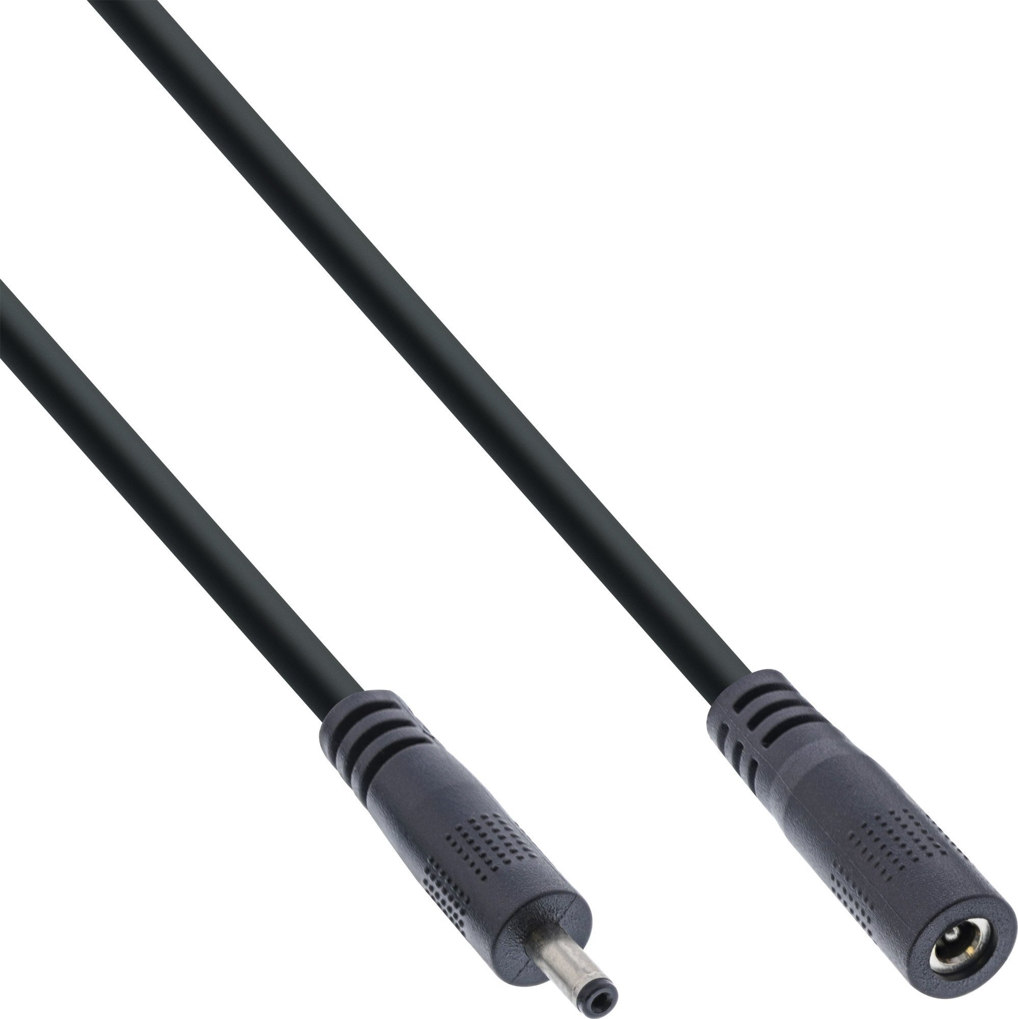 Cablu prelungitor InLine InLine® DC, mufă DC tată/femă 3,5x1,35 mm, AWG 18, negru, 3 m