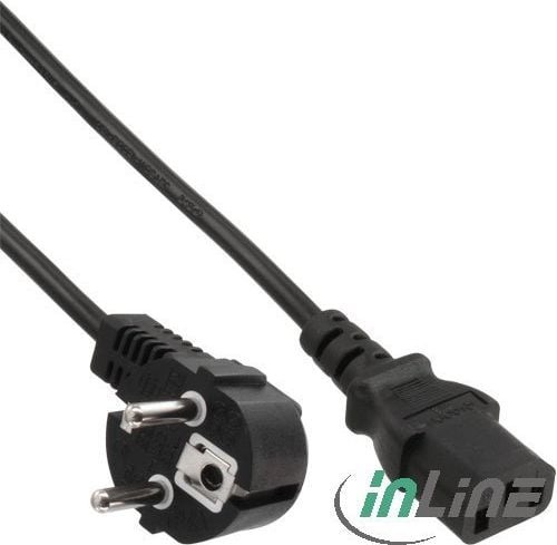 Cablu de alimentare InLine Schuko - IEC320 C13 3m negru (16649)